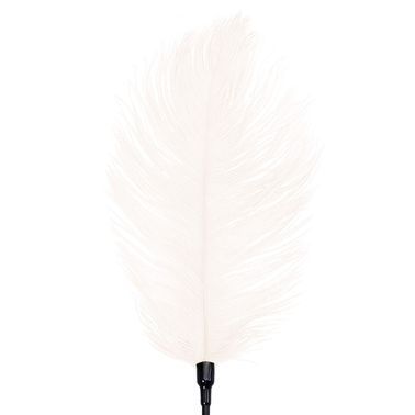 Щекоталка со страусиным пером Art of Sex - Feather Tickler, цвет Белый