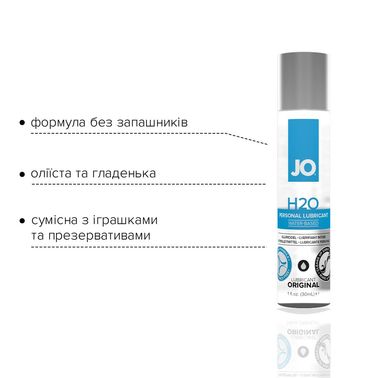 Змазка на водній основі System JO H2O ORIGINAL (30 мл) оліїста і гладенька, рослинний гліцерин