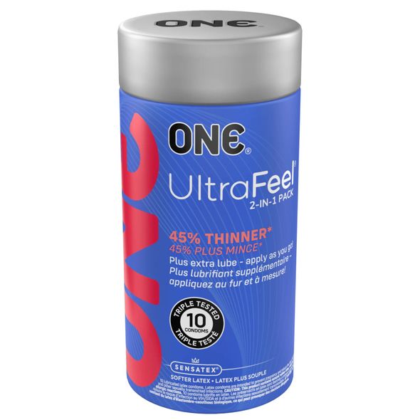 Презервативи ONE Ultra Feel 10 шт, подарункова упаковка тюб