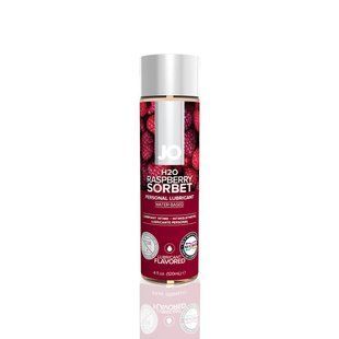 Смазка на водной основе System JO H2O &mdash; Raspberry Sorbet (120 мл) без сахара, растительный глицерин