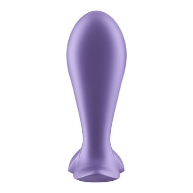 Анальная смарт-пробка с вибрацией Satisfyer Intensity Plug Purple, Бузковий, Бузковий