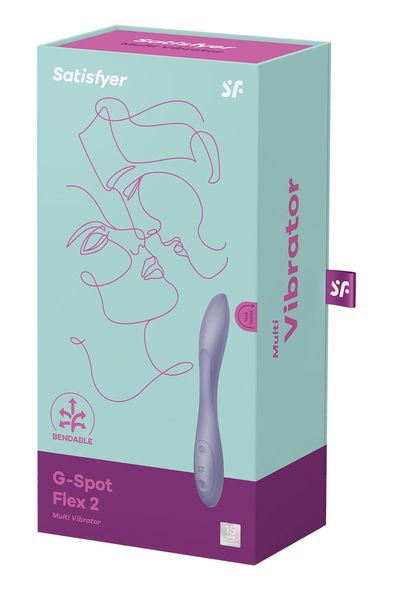 Универсальный вибратор Satisfyer G-Spot Flex 2, гибкий ствол с фиксацией положения