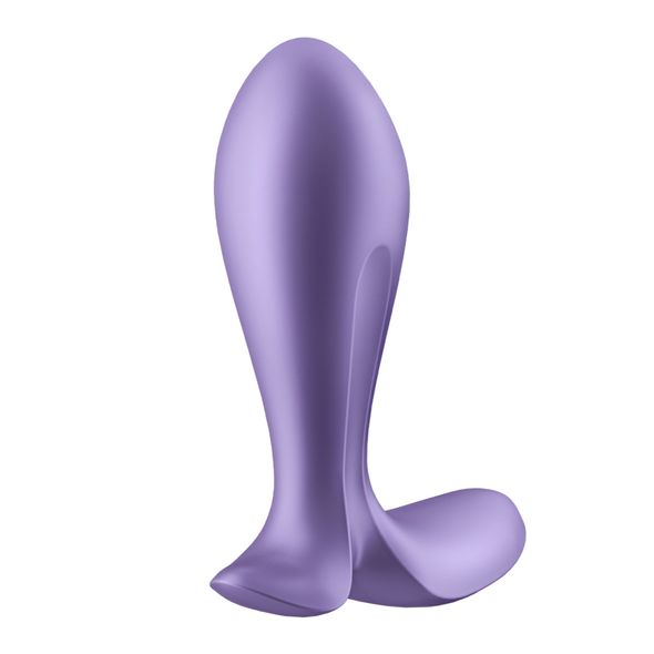 Анальная смарт-пробка с вибрацией Satisfyer Intensity Plug Purple, Бузковий, Бузковий