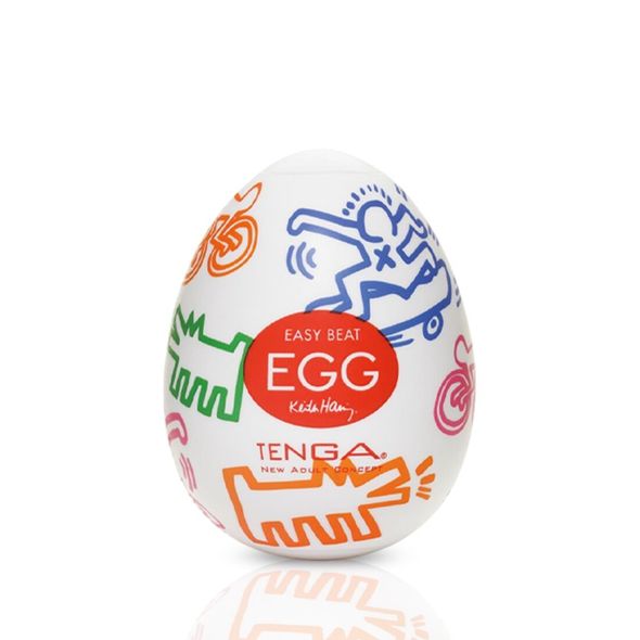 Мастурбатор яйцо Tenga Keith Haring EGG Street