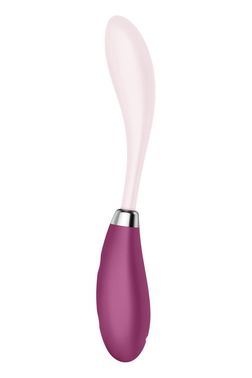 Вібратор Satisfyer G-Spot Flex 3 Red, гнучкий стовбур із фіксацією положення