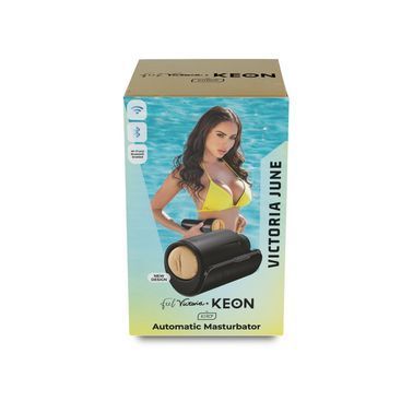 Інтерактивна секс-машина для чоловіків Kiiroo Keon Wi-Fi Combo Set з мастурбатором Feel Victoria