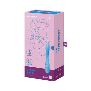 Универсальный смарт-вибратор Satisfyer G-Spot Flex 4+, гибкий ствол с фиксацией положения