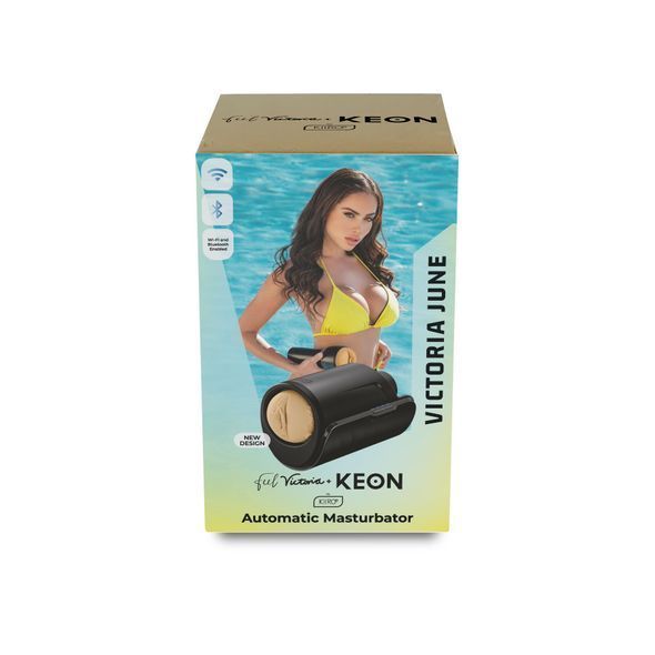 Інтерактивна секс-машина для чоловіків Kiiroo Keon Wi-Fi Combo Set з мастурбатором Feel Victoria