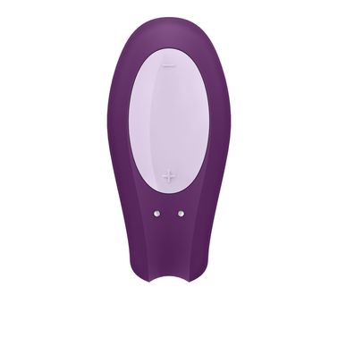 Смарт-вібратор для пар Satisfyer Double Joy Violet із широким кліторальним стимулятором