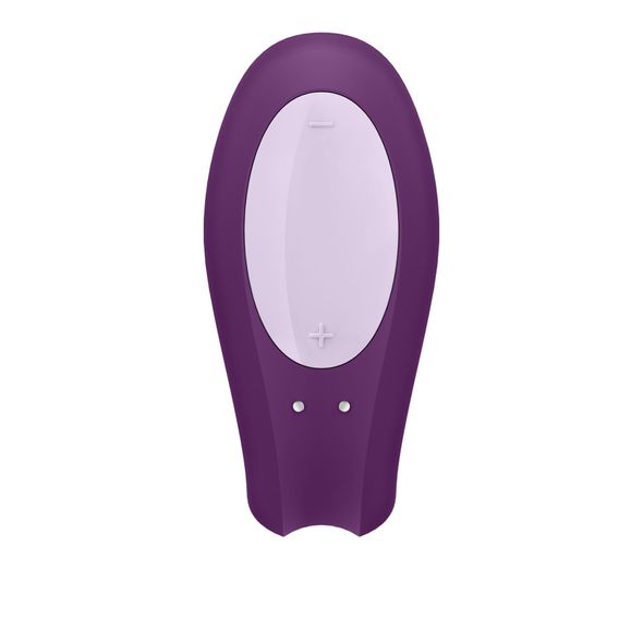 Смарт-вібратор для пар Satisfyer Double Joy Violet із широким кліторальним стимулятором