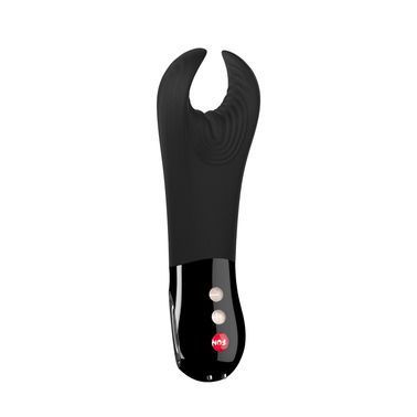Вибратор для пениса Fun Factory MANTA moss green/black, подходит для парных игр, Черный