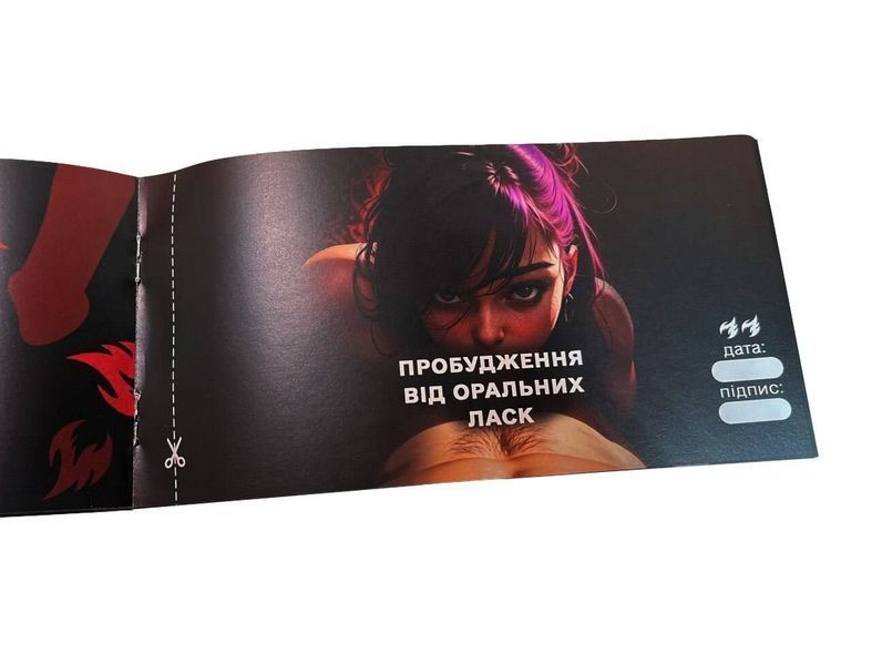 Чекова книжка &laquo;СЕКС Бажань - Новий рівень&raquo; (50 спокусливих чеків) (UKR)
