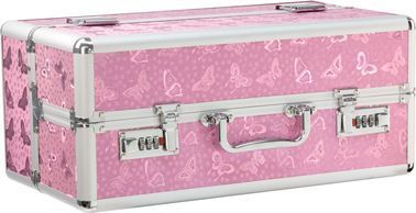 Большой кейс для хранения секс-игрушек BMS Factory Large Lokable Vibrator Case Pink, кодовый замок, Рожевий