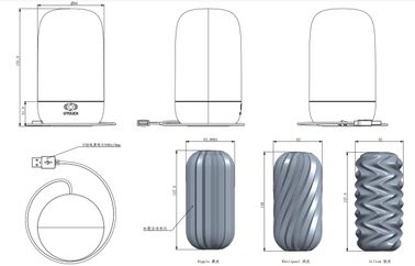 Мастурбатор Otouch DECOR 2, TPE, підігрів до 55 °C, УФ-дезінфекція