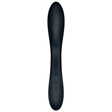 Вібратор із перлинною стимуляцією точки G Satisfyer Rrrolling Explosion Black