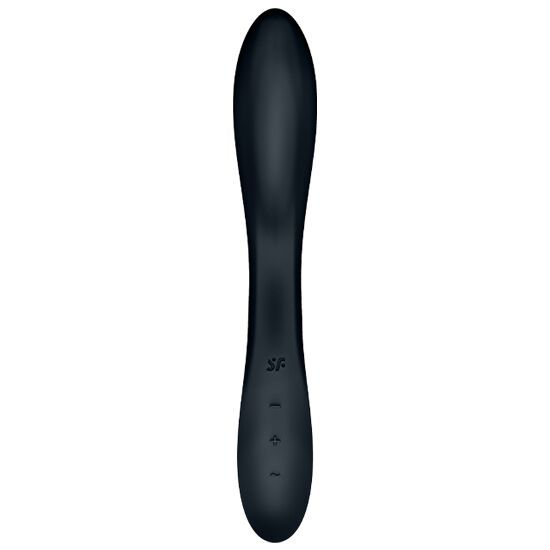 Вібратор із перлинною стимуляцією точки G Satisfyer Rrrolling Explosion Black