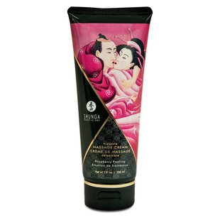 Їстівний масажний крем Shunga Kissable Massage Cream – Raspberry Feeling (200 мл)