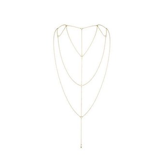 Ланцюжок для спини Bijoux Indiscrets Magnifique Back and Cleavage Chain - Gold, прикраса для тіла