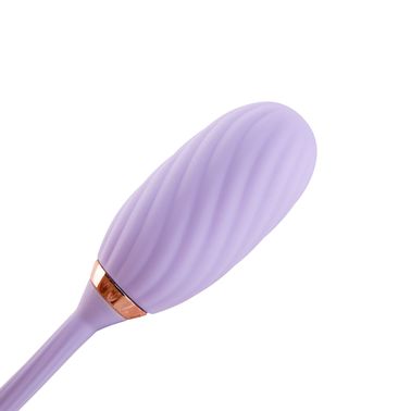 Вакуумный клиторальный стимулятор Otouch Louis Vibrate Purple с виброяйцом, в кейсе, Бузковий, Бузковий