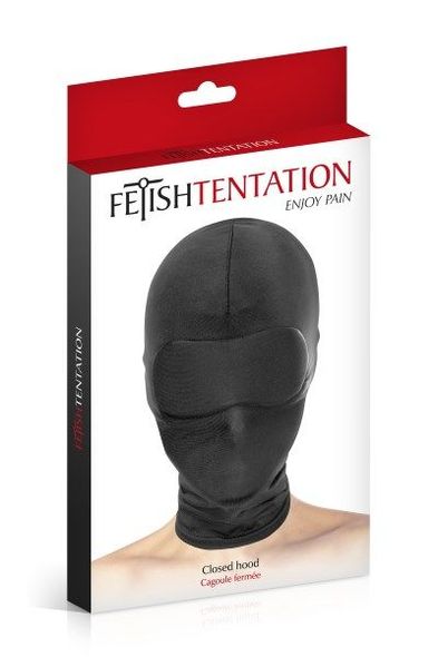 Капюшон для БДСМ Fetish Tentation Closed Hood