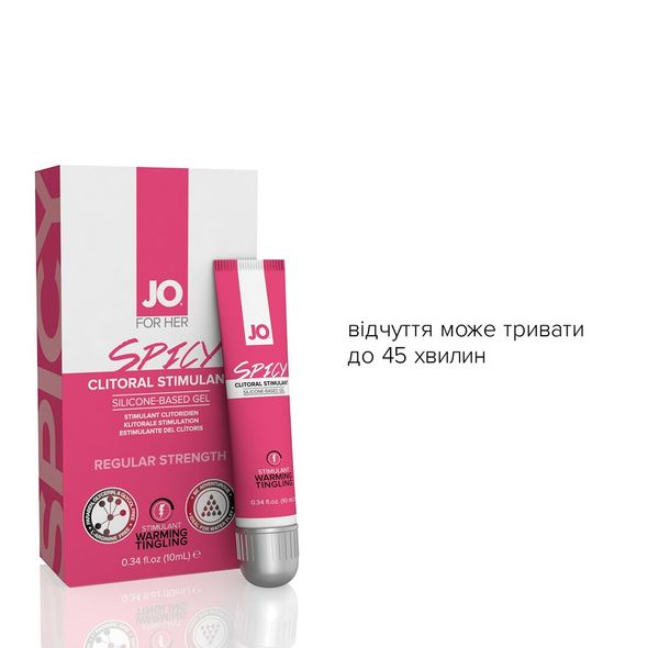 Возбуждающий гель для клитора System JO SPICY WARMING (10 мл) разогревающий