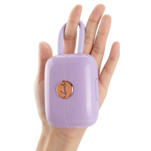 Вакуумный клиторальный стимулятор Otouch Louis Vibrate Purple с виброяйцом, в кейсе, Бузковий, Бузковий