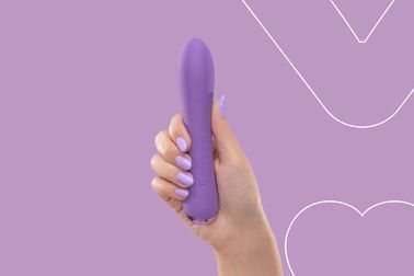 Вібратор з підігрівом FairyGasm WowGenie violet, підігрів до 42 &deg;C, Фіолетовий, Фіолетовий