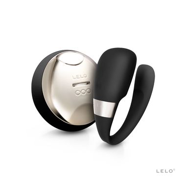 Вибратор для пар LELO Tiani 3 Deep Rose, 2 мотора, пульт ДУ, Чорний, Чорний