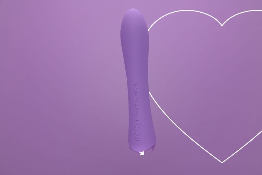 Вібратор з підігрівом FairyGasm WowGenie violet, підігрів до 42 &deg;C, Фіолетовий, Фіолетовий
