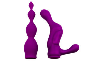 Насадки для двостороннього вібратора Adrien Lastic AD-2X - Anal set