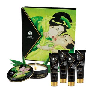 Подарунковий набір Shunga GEISHAS SECRETS ORGANICA – Exotic Green Tea: для шикарної ночі вдвох