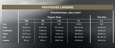 Комплект сорочка у стилі 60-х та трусики з доступом Penthouse - Libido Boost Red M/L