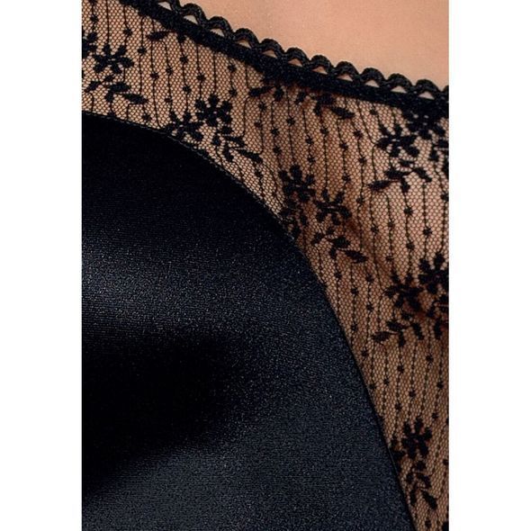 Розпродаж!!! Боді-монокіні з глибоким декольте PETRA BODY black L/XL &mdash; Passion Exclusive