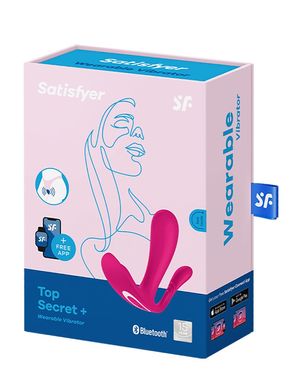 Подвійний смартвібратор у трусики Satisfyer Top Secret+ Pink