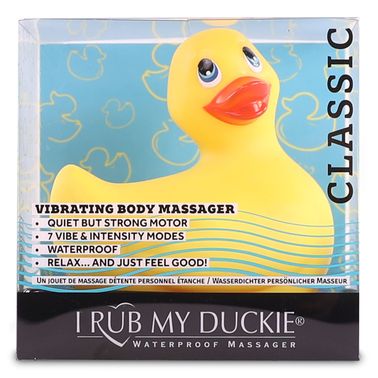 Вибромассажер уточка I Rub My Duckie - Classic Yellow v2.0, скромняжка