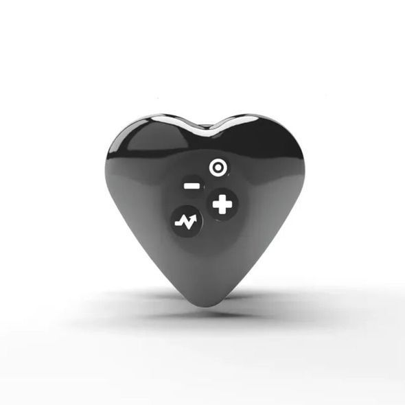 Вибратор для клитора Mystim Heart&acute;s Desire White, 8 режимов, очень мощный, Чорний, Чорний