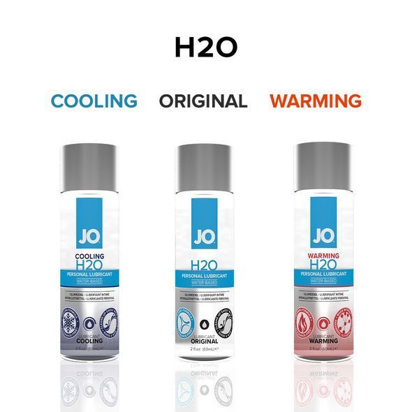 Согревающая смазка на водной основе System JO H2O WARMING (120мл) с экстрактом перечной мяты