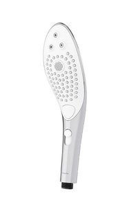 Насадка-стимулятор для душа 2в1 Womanizer Wave Chrome, массажер для интимных зон, Серебристый, Сріблястий