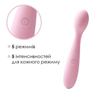 Стимулятор клитора и точки G Svakom Keri Pale Pink