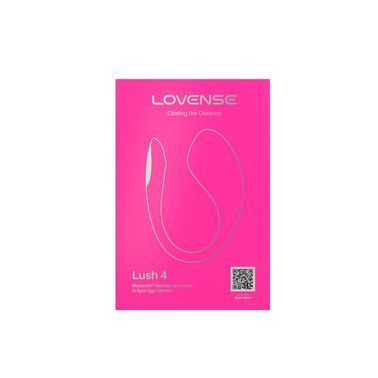 Смарт-віброяйце Lovense Lush 4, дуже потужне, швидке заряджання, LED-підсвічування