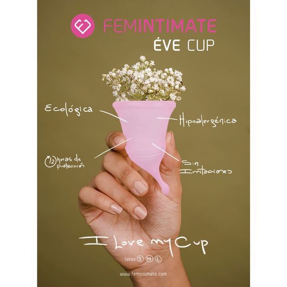 Менструальная чаша Femintimate Eve Cup New размер S, объем &mdash; 25 мл, эргономичный дизайн