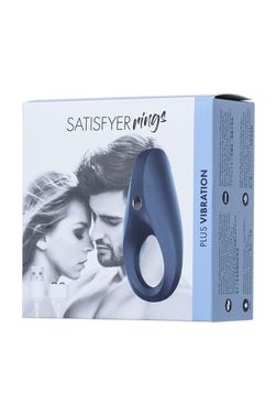 Ерекційне віброкільце Satisfyer Rocket Ring з подовженим стимулятором клітора, перезаряджуване