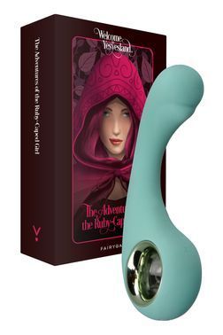 Вибратор для точки G FairyGasm BraveryAward green, Зелёный, Зелений