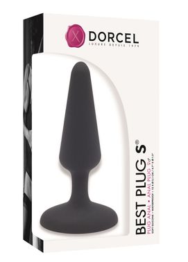 Анальна пробка Dorcel Best Plug S м'який soft-touch силікон, макс. діаметр 3,1см