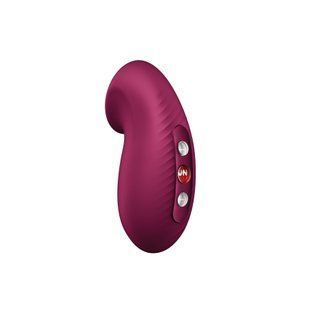 Вакуумний стимулятор Fun Factory Desire Wine Red, 11 режимів роботи, перезаряджуваний
