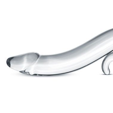 Скляний дилдо Gildo Glass Dildo No. 14, реалістична головка