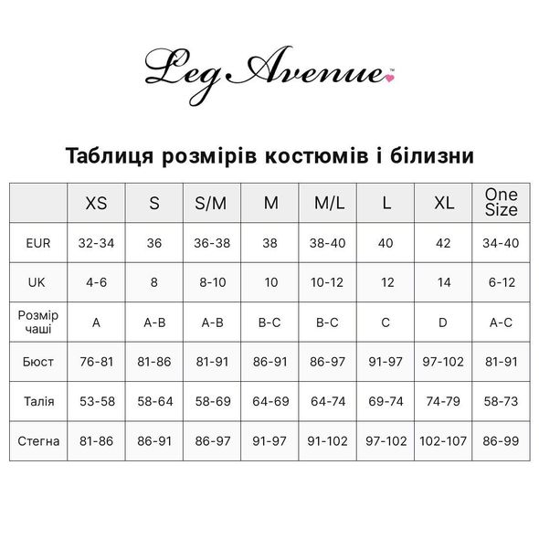 Костюм школьницы Leg Avenue Schoolgirl O/S, боди с галстуком