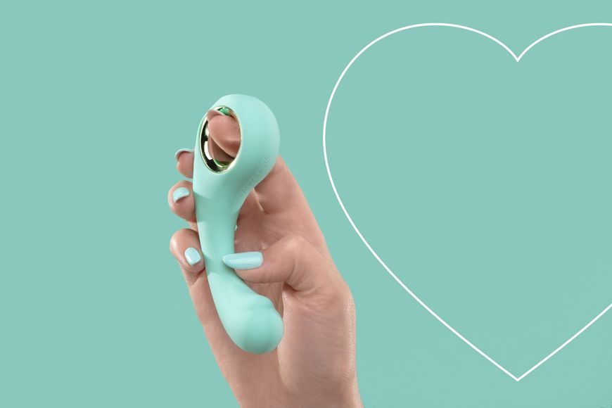 Вибратор для точки G FairyGasm BraveryAward green, Зелёный, Зелений