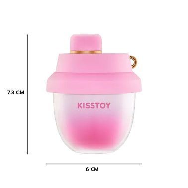 Вакуумний стимулятор-брелок KISSTOY Kiss Pods, 5 рівнів інтенсивності + Turbo-режим, 2 насадки