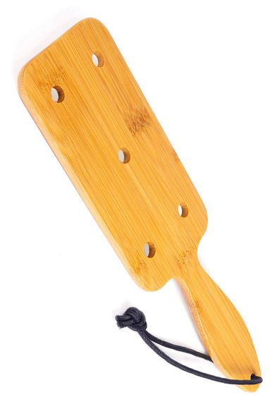 Падл Fetish Tentation Paddle Wide and Short Bamboo, упакований у ПЕ пакет